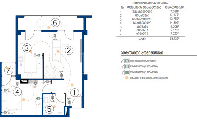 იყიდება ახალი აშენებული ბინა ბაგებში, ვაკის რაიონი