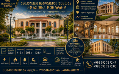 Продается Здание Коммерческий В Мцхете